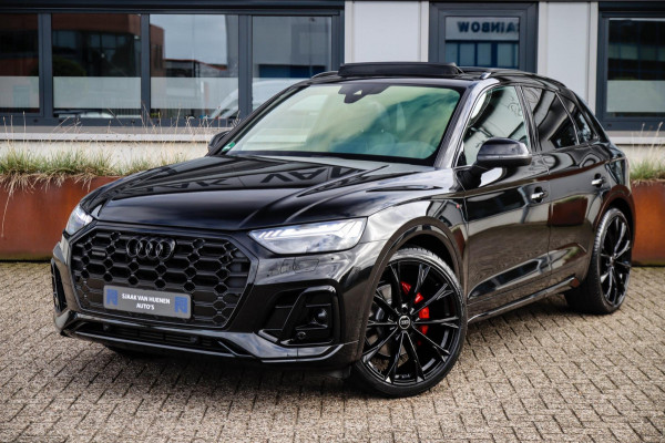 Audi Q5 55 TFSI e Quattro Competition S Edition S-Line 367pk Automaat|Luchtvering|Panoramadak|Virtual Cockpit|OLED Matrix|Trekhaak