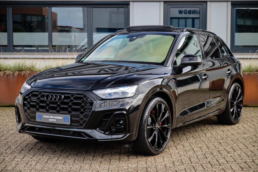 Audi Q5 55 TFSI e Quattro Competition S Edition S-Line 367pk Automaat|Luchtvering|Panoramadak|Virtual Cockpit|OLED Matrix|Trekhaak