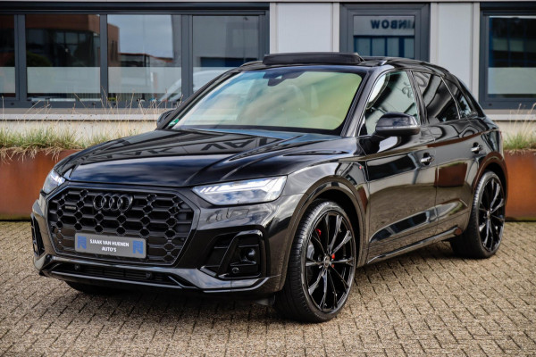 Audi Q5 55 TFSI e Quattro Competition S Edition S-Line 367pk Automaat|Luchtvering|Panoramadak|Virtual Cockpit|OLED Matrix|Trekhaak