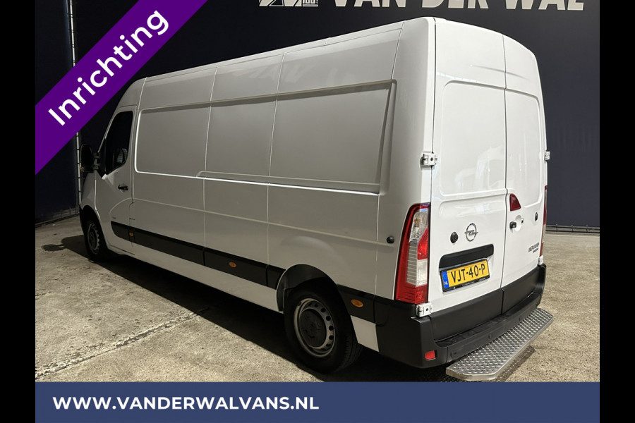 Opel Movano 2.3 Turbo 136pk L3H2 Post NL inrichting Euro6 Airco | Navigatie | Camera | cruisecontrol, 270 gr. achterdeuren, schappen, parkeersensoren