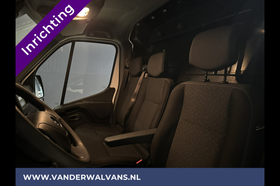 Opel Movano 2.3 Turbo 136pk L3H2 Post NL inrichting Euro6 Airco | Navigatie | Camera | cruisecontrol, 270 gr. achterdeuren, schappen, parkeersensoren