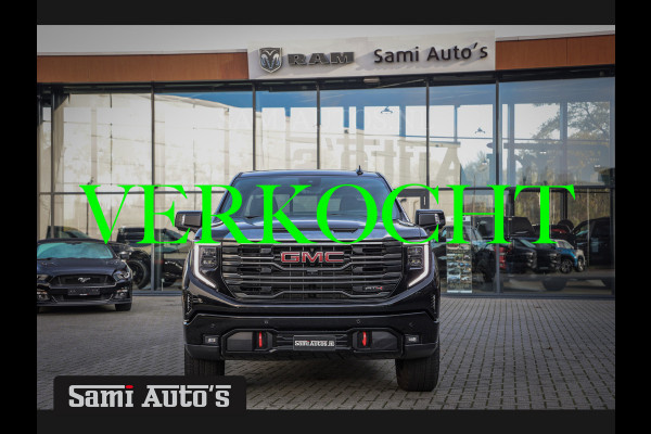 GMC Sierra AT4 | BLACK |  RIJKLAAR PRIJS  | LPG | VIRTUAL + HUD | BOM VOL | 360 CAM |  DC | DODGE RAM EN GMC DEALER NEDERLAND | 6.2 V8 4X4 | GRIJSKENTEKEN | DUBBELE CABINE | PICK UP | VOORRAAD 2247-  8372 |