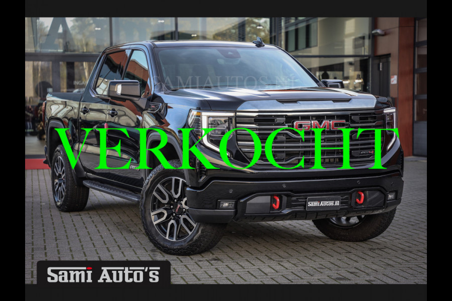 GMC Sierra AT4 | BLACK |  RIJKLAAR PRIJS  | LPG | VIRTUAL + HUD | BOM VOL | 360 CAM |  DC | DODGE RAM EN GMC DEALER NEDERLAND | 6.2 V8 4X4 | GRIJSKENTEKEN | DUBBELE CABINE | PICK UP | VOORRAAD 2247-  8372 |