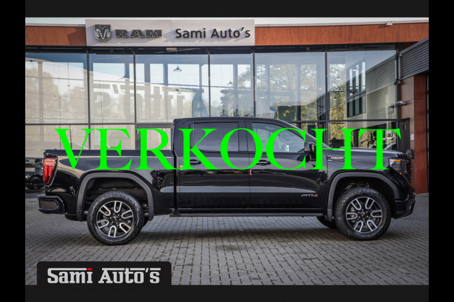 GMC Sierra AT4 | BLACK |  RIJKLAAR PRIJS  | LPG | VIRTUAL + HUD | BOM VOL | 360 CAM |  DC | DODGE RAM EN GMC DEALER NEDERLAND | 6.2 V8 4X4 | GRIJSKENTEKEN | DUBBELE CABINE | PICK UP | VOORRAAD 2247-  8372 |