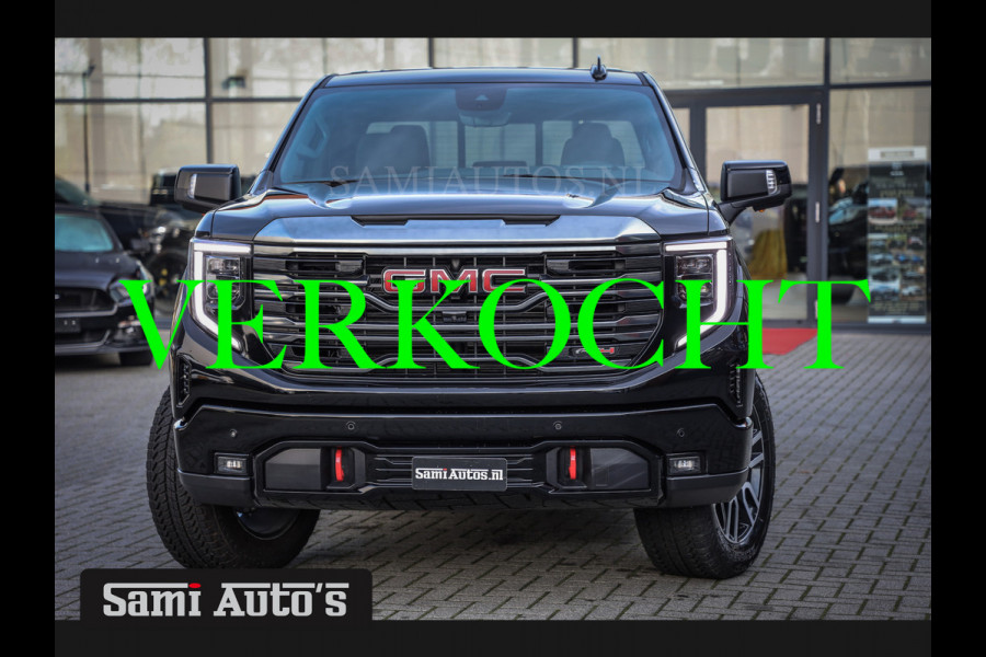 GMC Sierra AT4 | BLACK |  RIJKLAAR PRIJS  | LPG | VIRTUAL + HUD | BOM VOL | 360 CAM |  DC | DODGE RAM EN GMC DEALER NEDERLAND | 6.2 V8 4X4 | GRIJSKENTEKEN | DUBBELE CABINE | PICK UP | VOORRAAD 2247-  8372 |