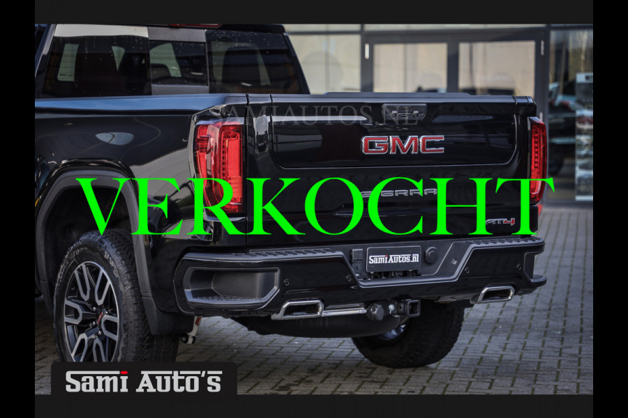 GMC Sierra AT4 | BLACK |  RIJKLAAR PRIJS  | LPG | VIRTUAL + HUD | BOM VOL | 360 CAM |  DC | DODGE RAM EN GMC DEALER NEDERLAND | 6.2 V8 4X4 | GRIJSKENTEKEN | DUBBELE CABINE | PICK UP | VOORRAAD 2247-  8372 |