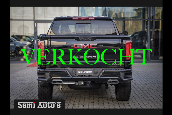 GMC Sierra AT4 | BLACK |  RIJKLAAR PRIJS  | LPG | VIRTUAL + HUD | BOM VOL | 360 CAM |  DC | DODGE RAM EN GMC DEALER NEDERLAND | 6.2 V8 4X4 | GRIJSKENTEKEN | DUBBELE CABINE | PICK UP | VOORRAAD 2247-  8372 |