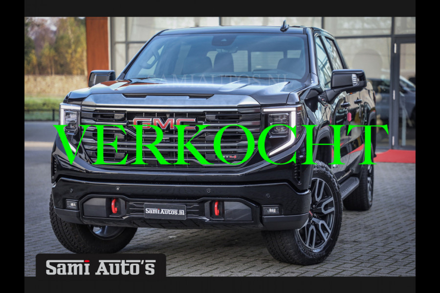 GMC Sierra AT4 | BLACK |  RIJKLAAR PRIJS  | LPG | VIRTUAL + HUD | BOM VOL | 360 CAM |  DC | DODGE RAM EN GMC DEALER NEDERLAND | 6.2 V8 4X4 | GRIJSKENTEKEN | DUBBELE CABINE | PICK UP | VOORRAAD 2247-  8372 |