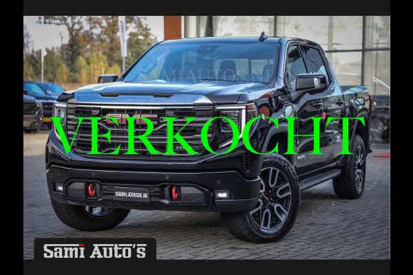 GMC Sierra AT4 | BLACK |  RIJKLAAR PRIJS  | LPG | VIRTUAL + HUD | BOM VOL | 360 CAM |  DC | DODGE RAM EN GMC DEALER NEDERLAND | 6.2 V8 4X4 | GRIJSKENTEKEN | DUBBELE CABINE | PICK UP | VOORRAAD 2247-  8372 |