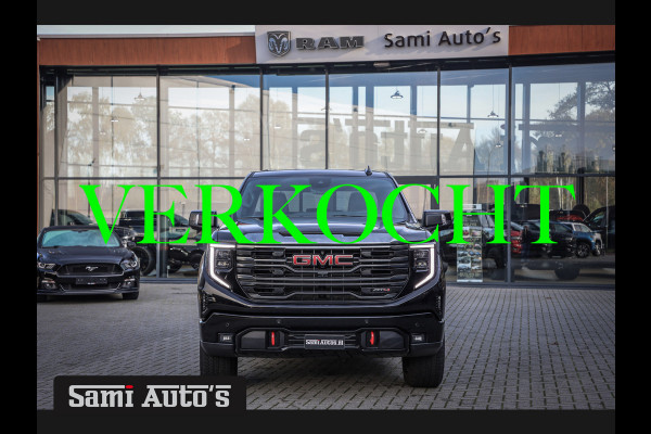 GMC Sierra AT4 | BLACK |  RIJKLAAR PRIJS  | LPG | VIRTUAL + HUD | BOM VOL | 360 CAM |  DC | DODGE RAM EN GMC DEALER NEDERLAND | 6.2 V8 4X4 | GRIJSKENTEKEN | DUBBELE CABINE | PICK UP | VOORRAAD 2247-  8372 |