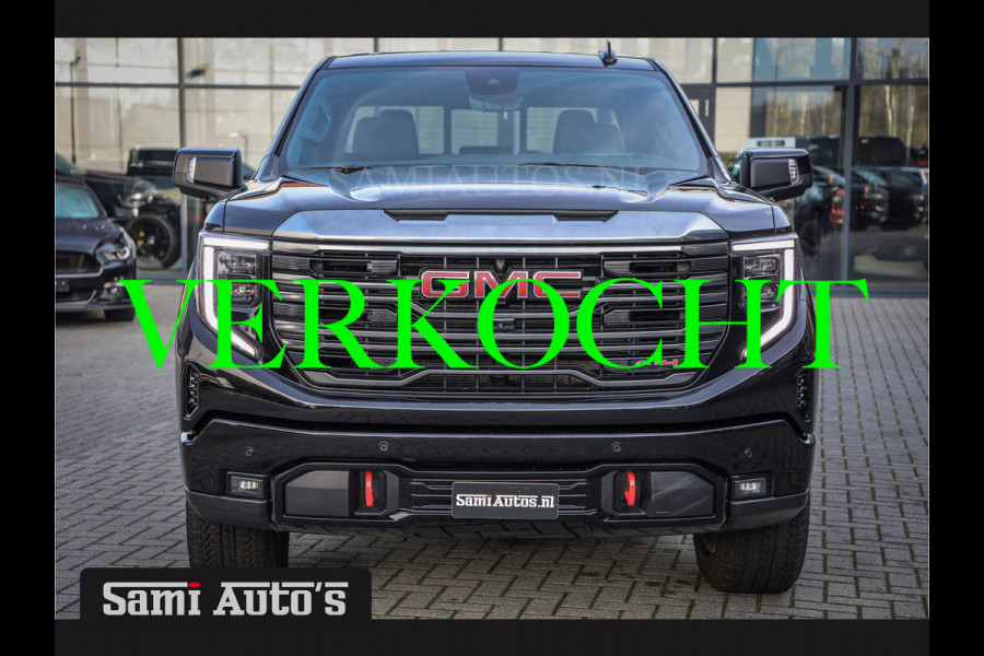 GMC Sierra AT4 | BLACK |  RIJKLAAR PRIJS  | LPG | VIRTUAL + HUD | BOM VOL | 360 CAM |  DC | DODGE RAM EN GMC DEALER NEDERLAND | 6.2 V8 4X4 | GRIJSKENTEKEN | DUBBELE CABINE | PICK UP | VOORRAAD 2247-  8372 |