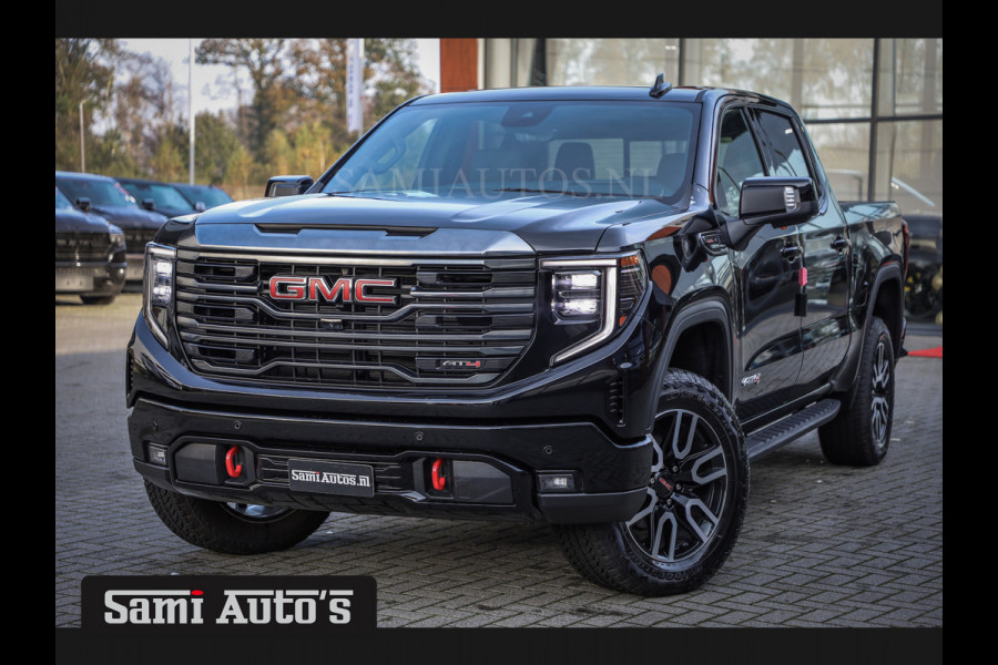 GMC Sierra AT4 | BLACK |  RIJKLAAR PRIJS  | LPG | VIRTUAL + HUD | BOM VOL | 360 CAM |  DC | DODGE RAM EN GMC DEALER NEDERLAND | 6.2 V8 4X4 | GRIJSKENTEKEN | DUBBELE CABINE | PICK UP | VOORRAAD 2243 -  8605 |