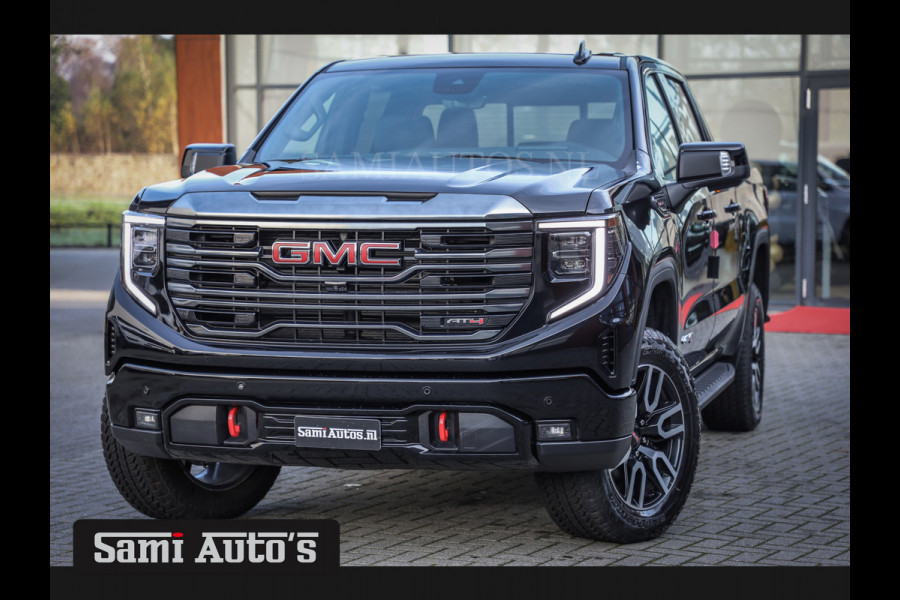 GMC Sierra AT4 | BLACK |  RIJKLAAR PRIJS  | LPG | VIRTUAL + HUD | BOM VOL | 360 CAM |  DC | DODGE RAM EN GMC DEALER NEDERLAND | 6.2 V8 4X4 | GRIJSKENTEKEN | DUBBELE CABINE | PICK UP | VOORRAAD 2243 -  8605 |