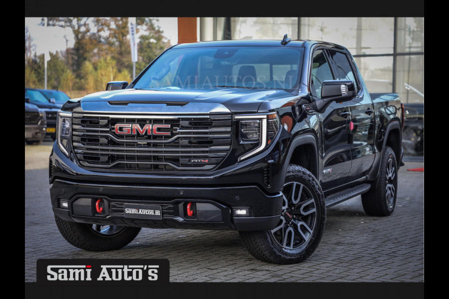 GMC Sierra AT4 | BLACK |  RIJKLAAR PRIJS  | LPG | VIRTUAL + HUD | BOM VOL | 360 CAM |  DC | DODGE RAM EN GMC DEALER NEDERLAND | 6.2 V8 4X4 | GRIJSKENTEKEN | DUBBELE CABINE | PICK UP | VOORRAAD 2243 -  8605 |