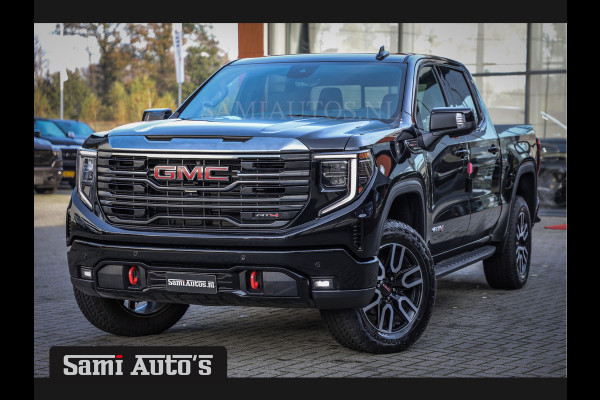 GMC Sierra AT4 | BLACK |  RIJKLAAR PRIJS  | LPG | VIRTUAL + HUD | BOM VOL | 360 CAM |  DC | DODGE RAM EN GMC DEALER NEDERLAND | 6.2 V8 4X4 | GRIJSKENTEKEN | DUBBELE CABINE | PICK UP | VOORRAAD 2243 -  8605 |