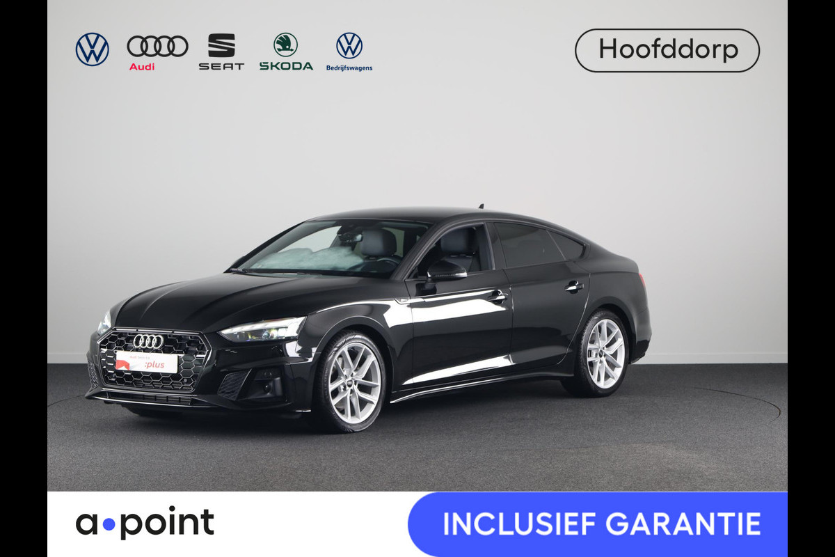 Audi A5 Sportback 35 TFSI S-line 150 pk S-tronic | Private lease vanaf € 799,- pm | Verlengde garantie | Navigatie | Parkeersensoren achter | Cruise control | Stoelverwarming | 18" lichtmetalen velgen |