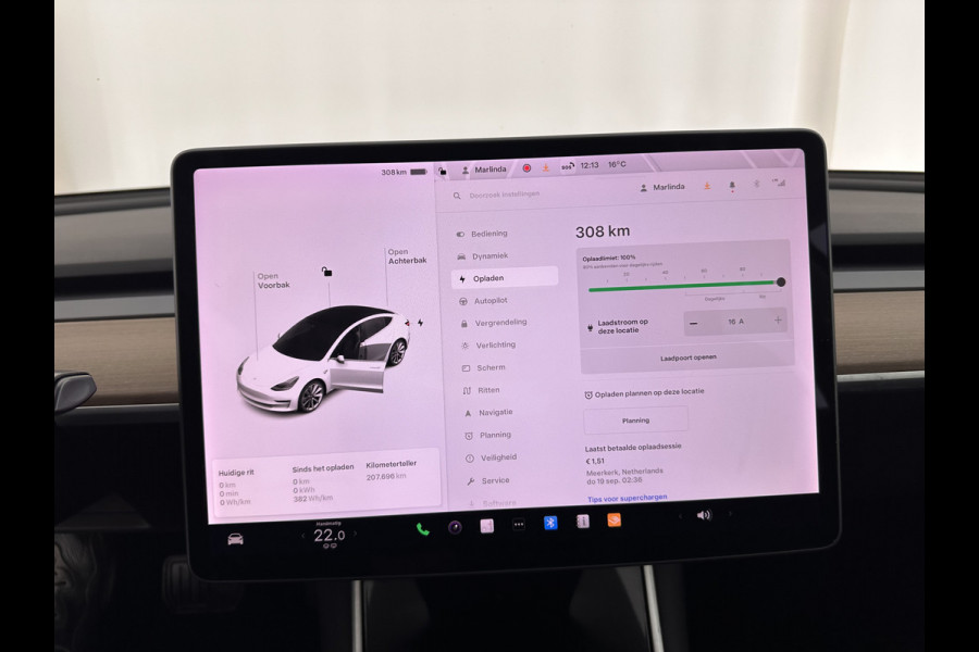 Tesla Model 3 Standard RWD Plus 60 kWh [ 3-Fase ] (INCL-BTW) Aut. *PANO | AUTO-PILOT | NAPPA-LEATHER | KEYLESS | FULL-LED | MEMORY-PACK | SURROUND-VIEW | DAB | APP-CONNECT | DIGI-COCKPIT | LANE-ASSIST | COMFORT-SEATS | 19"ALU*