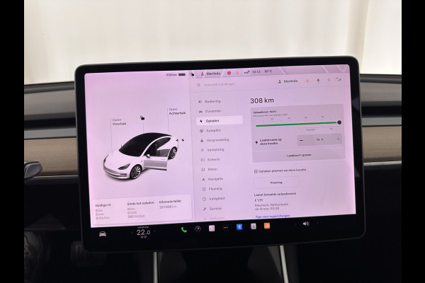 Tesla Model 3 Standard RWD Plus 60 kWh [ 3-Fase ] (INCL-BTW) Aut. *PANO | AUTO-PILOT | NAPPA-LEATHER | KEYLESS | FULL-LED | MEMORY-PACK | SURROUND-VIEW | DAB | APP-CONNECT | DIGI-COCKPIT | LANE-ASSIST | COMFORT-SEATS | 19"ALU*