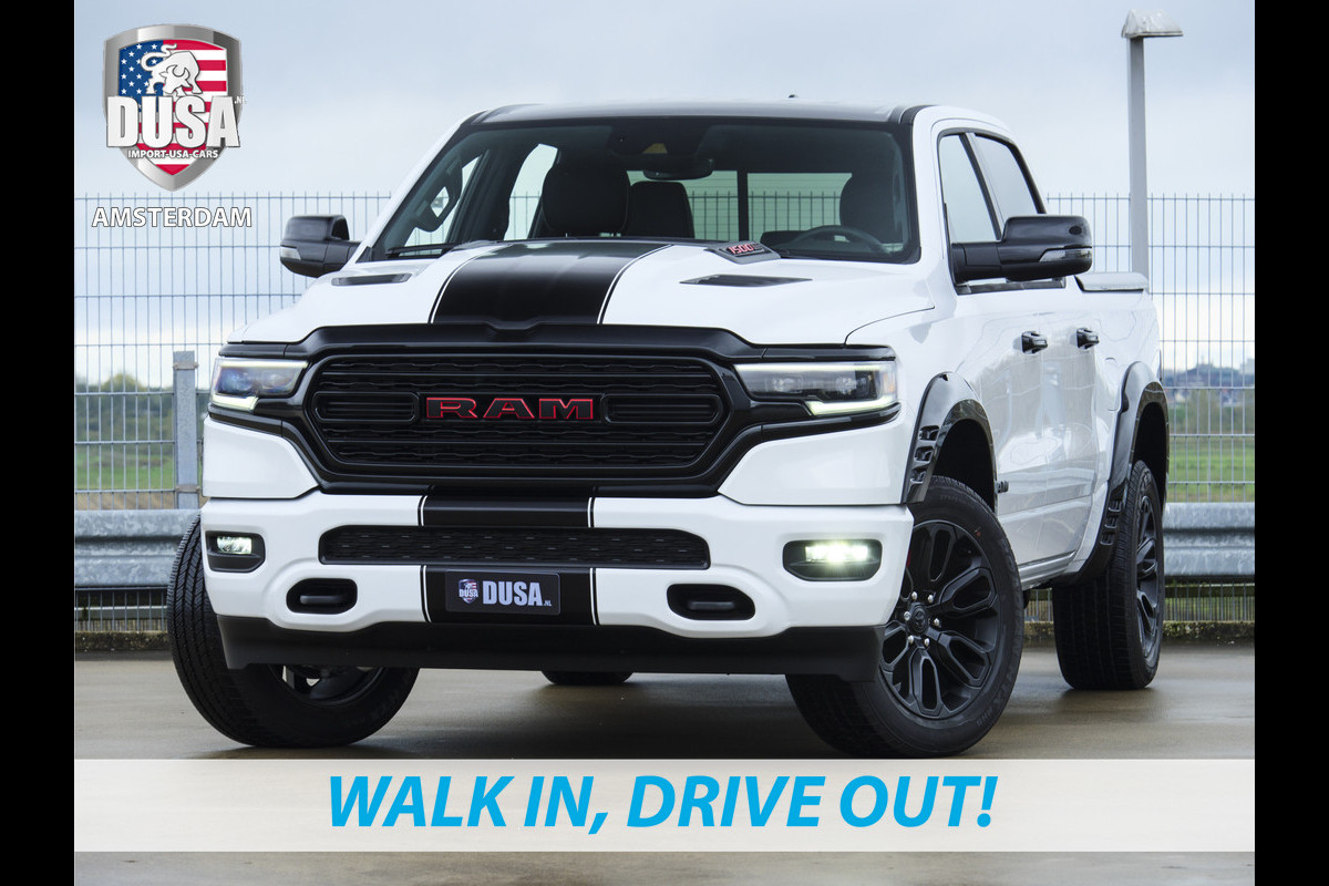 Dodge Ram 1500 | Limited | Final V8 Edition | 4x4 | Crew Cab | Night Edition | Harman Kardon | 12-inch Touchscreen | Getoonde accessoires zijn verkrijgbaar tegen meerprijs