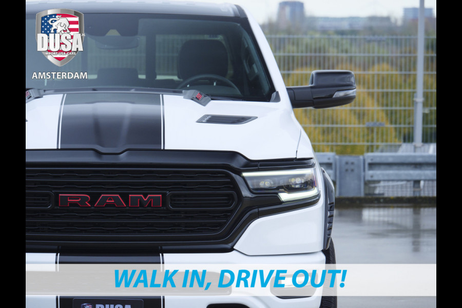 Dodge Ram 1500 | Limited | Final V8 Edition | 4x4 | Crew Cab | Night Edition | Harman Kardon | 12-inch Touchscreen | Getoonde accessoires zijn verkrijgbaar tegen meerprijs