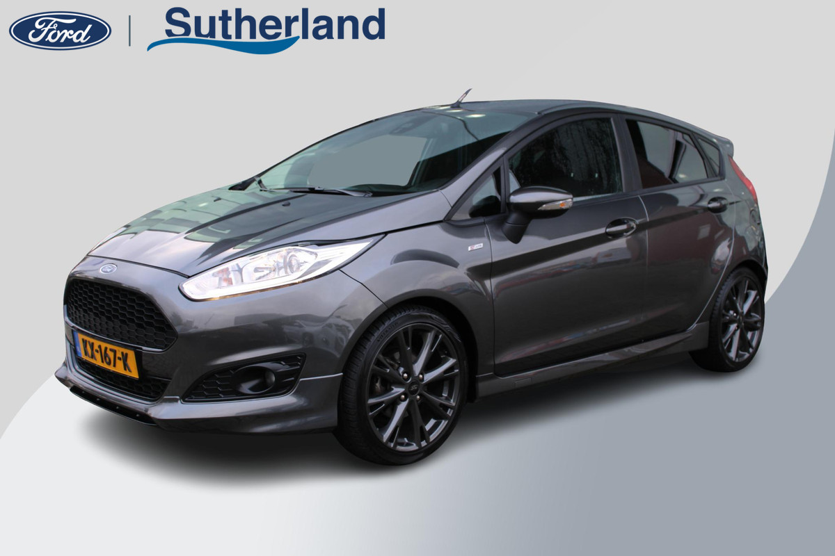 Ford Fiesta 1.0 EcoBoost ST Line | Trekhaak | 17 Inch Lichtmetalen Velgen | Climate Control | Cruise Control | Voorruitverwarming | Privacy Glass | Navigatie | Bluetooth