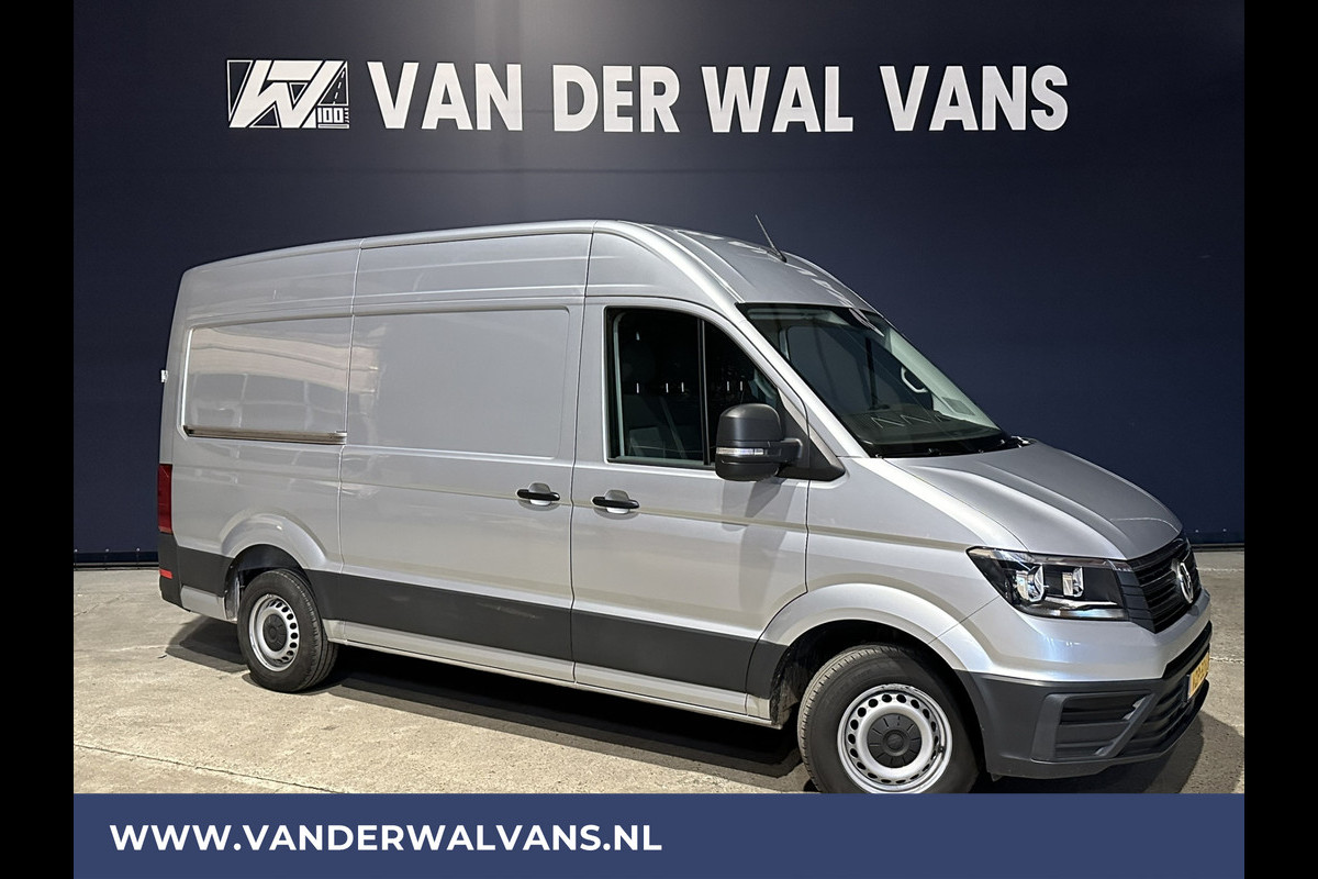 Volkswagen Crafter 2.0 TDI 140pk L3H3 L2H2 Achterwiel aandrijving Euro6 Airco | Camera | 3000kg Trekhaak | Apple Carplay Android Auto, Bijrijdersbank