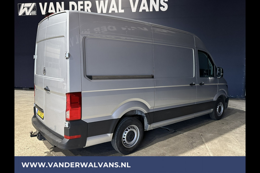 Volkswagen Crafter 2.0 TDI 140pk L3H3 L2H2 Achterwiel aandrijving Euro6 Airco | Camera | 3000kg Trekhaak | Apple Carplay Android Auto, Bijrijdersbank