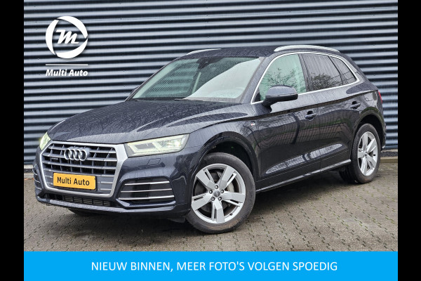 Audi Q5 50 TFSI e Quattro S Line Plug In Hybrid PHEV | Trekhaak af Fabriek | Memory Stoelen Verwarmd | Apple Carplay | DAB | 19"L.M | Cruise Control |