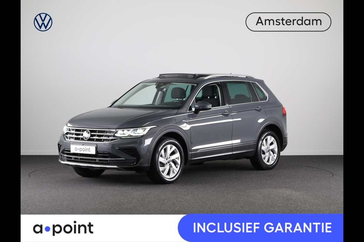 Volkswagen Tiguan 1.4 TSI eHybrid Elegance 245 pk Automaat (DSG) | Navigatie | Panoramadak | Elektr. trekhaak | Parkeersensoren (Park assist) | Rondomzicht camera | Stoelverwarming |