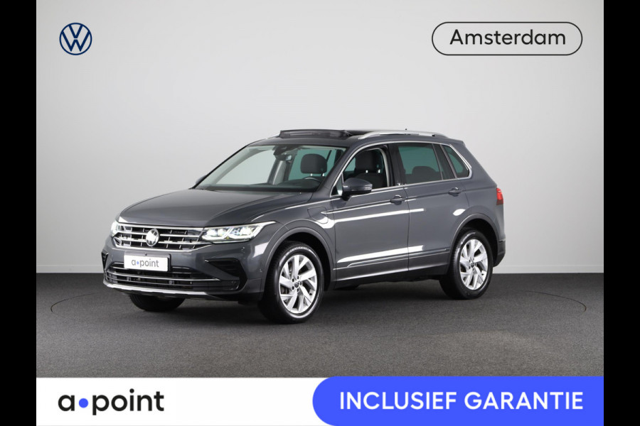 Volkswagen Tiguan 1.4 TSI eHybrid Elegance 245 pk Automaat (DSG) | Navigatie | Panoramadak | Elektr. trekhaak | Parkeersensoren (Park assist) | Rondomzicht camera | Stoelverwarming |