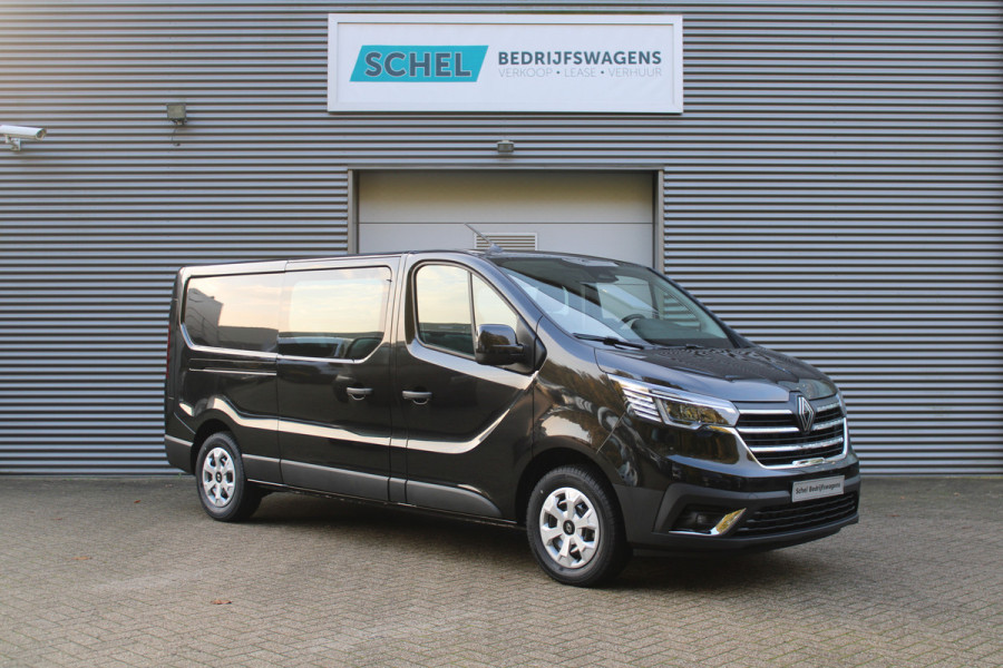 Renault Trafic 2.0 Blue dCi 130pk T29 L2H1 Advance Dubbele Cabine - Carplay - Android - 2x Schuifdeur - Passagiersstoel - Camera - LED - Rijkla