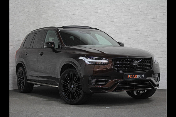 Volvo XC90 2.0 T8 AWD R-Design | 360 View | ACC | Massage | Panorama | Stoelventilatie | Harman-Kardon | Head-Up | Keyless-Entry | Alcantara-Hemel | Pilot-Assist | Stuurverwarming | 4-Zone Clima | Stoelverwarming V+A | Leder Zwart | Autom. Parkeren | Standkachel | Zonwering | Draadloos Laden | Carplay | Treeplanken |