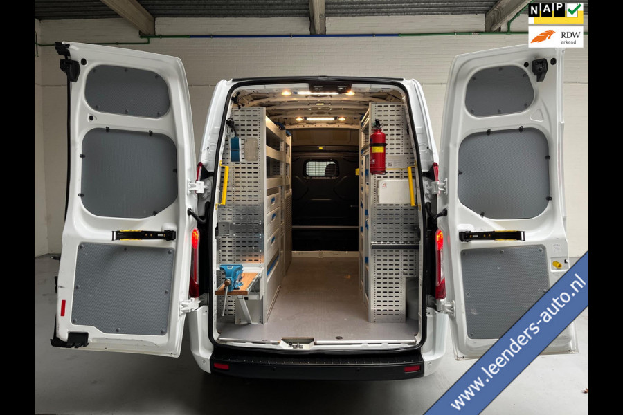 Ford Transit Custom SERVICEWAGEN LANG / HOOG 320 2.0 TDCI EURO6 L2H2 TREND 3PERSOONS SORTIMO KASTEN V230 OMVORMER RIJKLAARPRIJS!