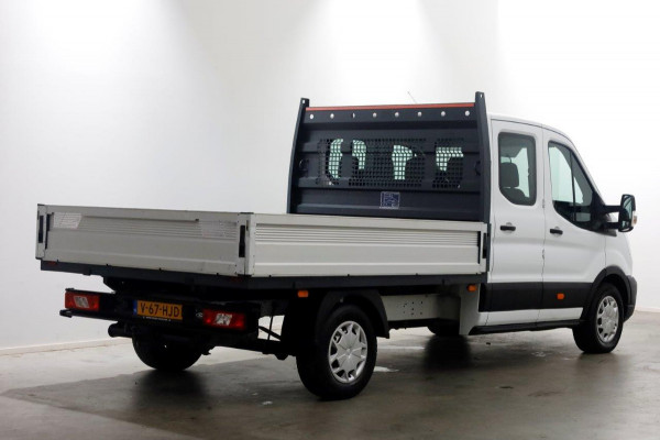 Ford Transit 350 2.0 TDCI 130pk L3H1 D.C. Trend Open Laadbak Trekhaak 2800kg 11-2021