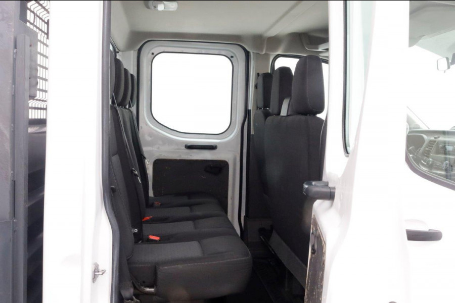 Ford Transit 350 2.0 TDCI 130pk L3H1 D.C. Trend Open Laadbak Trekhaak 2800kg 11-2021