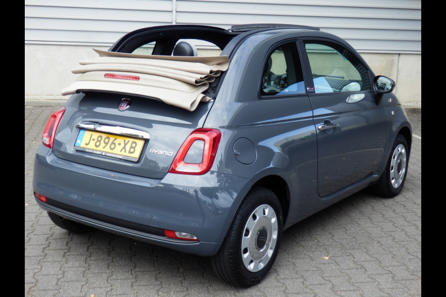 Fiat 500C 70pk | Hybride | Cabrio | Airco | Park. sens. achter |