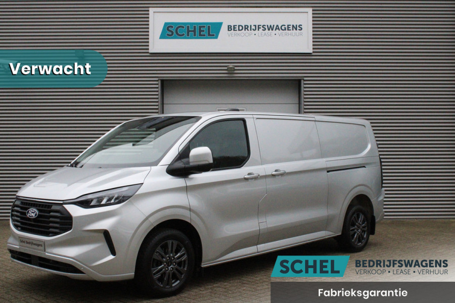 Ford Transit Custom 320 2.0 TDCI L2H1 Limited 150pk - 2x Schuifdeur - Adaptive Cruise - Verwarmd stuur - Blind spot - Navigatie - Camera - Draadloos