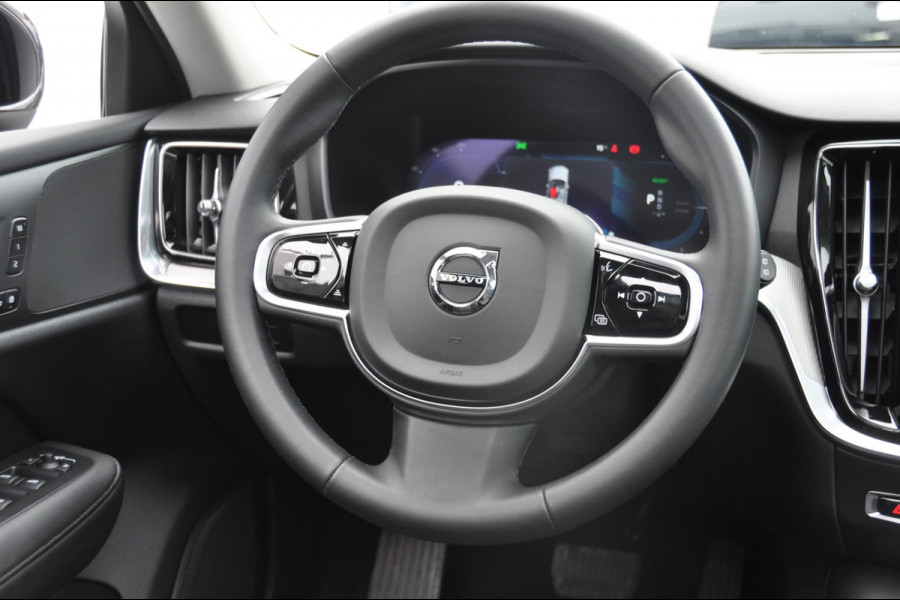 Volvo V60 T6 350pk Autmomaat Recharge AWD Plus Bright Pilot assist / Adaptive cruise control / Elektrische achterklep / Panoramadak / Keyless entry / Google services / Lederen bekleding /