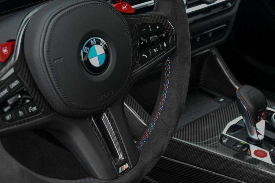 BMW 3 Serie M3 CS *Keramisch / Carbon in-/exterieur / Carbon Bucket Seats / Harman-Kardon / HUD / Laser Yellow Icons*