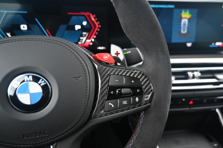 BMW 3 Serie M3 CS *Keramisch / Carbon in-/exterieur / Carbon Bucket Seats / Harman-Kardon / HUD / Laser Yellow Icons*