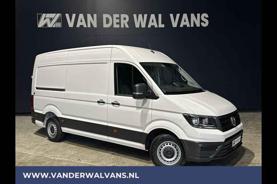 Volkswagen Crafter 2.0 TDI 140pk L3H3 L2H2 Euro6 Airco | 3000kg Trekhaak | Camera | Leder stuurwiel adaptieve cruisecontrol, stuurwielverwarming, chauffeursstoel, apple carplay, android auto