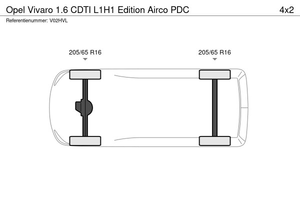 Opel Vivaro 1.6 CDTI L1H1 Edition Airco PDC