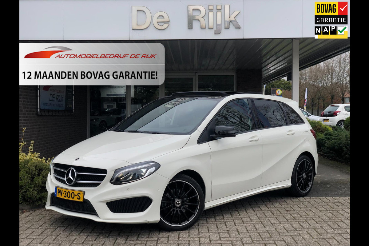 Mercedes-Benz B-Klasse 180 AMG Styling/Night Pakket | Schuifdak, Alcantara, 18'' LMV, Navi, Camera, Cruise, Sfeerverlichting | NAP