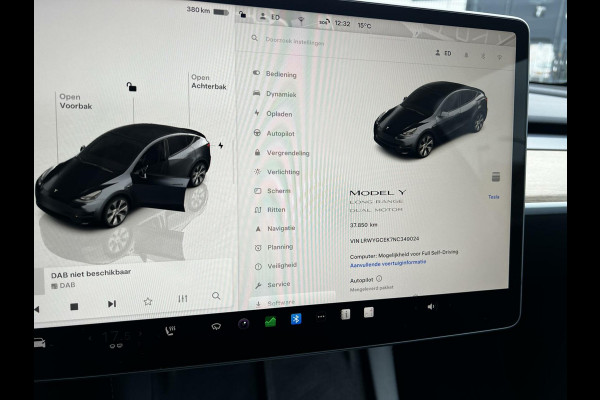 Tesla Model Y Long Range AWD 75 kWh PANORAMADAK