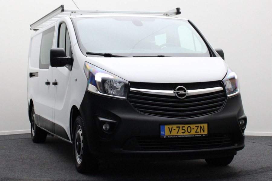 Opel Vivaro 1.6 CDTI L2H1 DC Business+ EcoFlex 6-Zits, Airco, Cruise, Navigatie, Bluetooth, Camera, Trekhaak