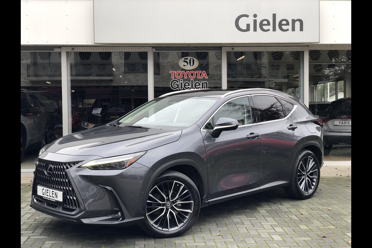 Lexus NX 350h AWD President Line | Trekhaak, Panoramadak, Mark Levinson, 360 Camera, HUD, 20 inch, Stoelventilatie, Geheugenfunctie