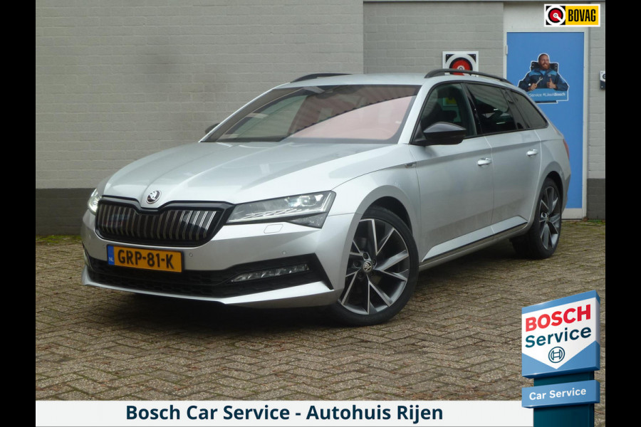 Škoda Superb Combi 1.4 TSI iV Sportline|Sportstoelen|Memory|Virtual-Cockpit|Keyless-Entry|Canton-Audio|Matrix-LED