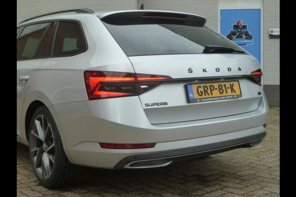 Škoda Superb Combi 1.4 TSI iV Sportline|Sportstoelen|Memory|Virtual-Cockpit|Keyless-Entry|Canton-Audio|Matrix-LED