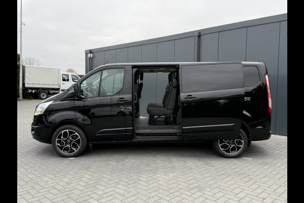 Ford Transit Custom 2.0 TDCI 131 PK / L2H1 / DUBBELE CABINE / 2x SCHUIFDEUR / 2.5 TONS TREKHAAK / CAMERA / DUBBEL CABINE