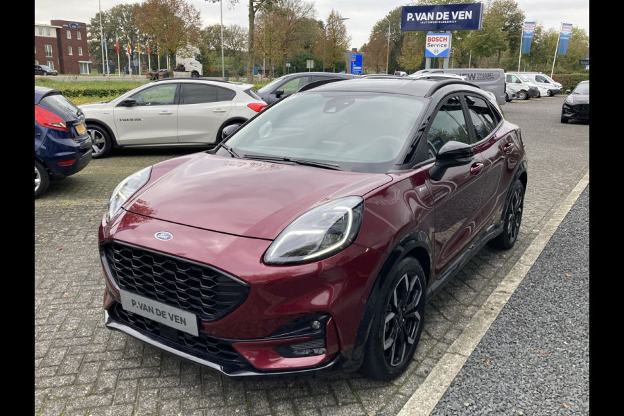 Ford Puma 1.0 EcoBoost Hybrid ST-Line X Vivid Ruby Edition 155pk/114kW Automaat | Speciale uitvoering | Driver Assistance Pack | Keyless | Winter Pack | Technology Pack | etc. etc.